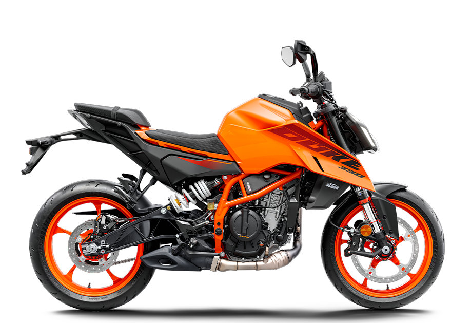KTM Duke 390 vista lateral